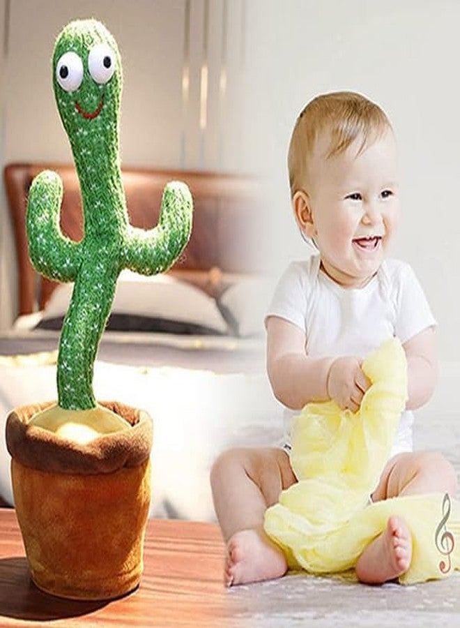 LEEHELTON Talking Dancing Cactus Toy - Repeats Voice, Sings, and Moves | Interactive Plush Toy with Sound and Motion | Cactus Figure for Entertainment and Display - Image 4